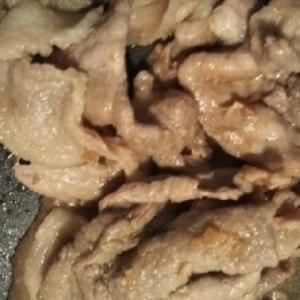 キウイパイン酢の実を使った生姜焼き